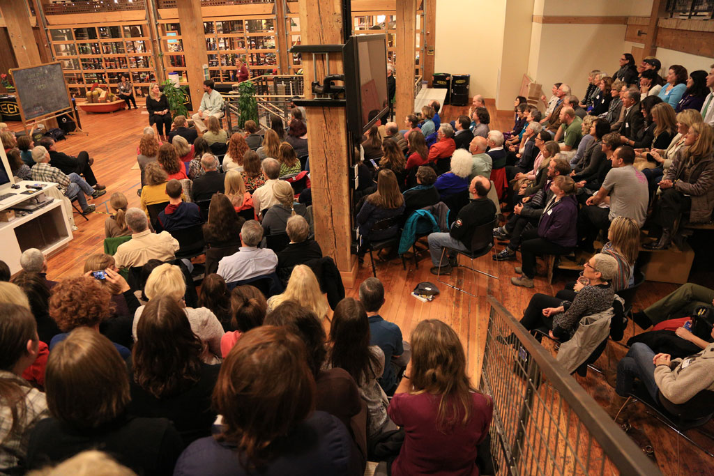 Cheryl Strayed's sold out PCT fundraiser at the beautiful KEEN headquarters.