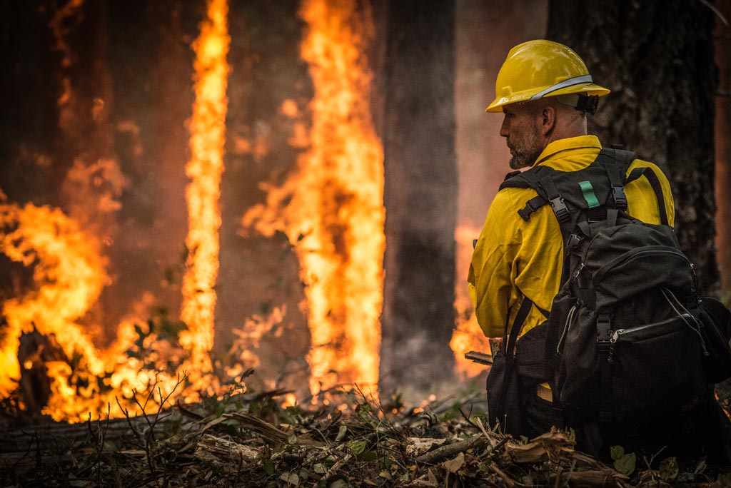 Untold thousands of wildland firefighters have worked over the years on the Pacific Crest Trail. [USDA Photo by Lance Cheung]