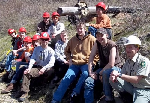 PCT tree planting.