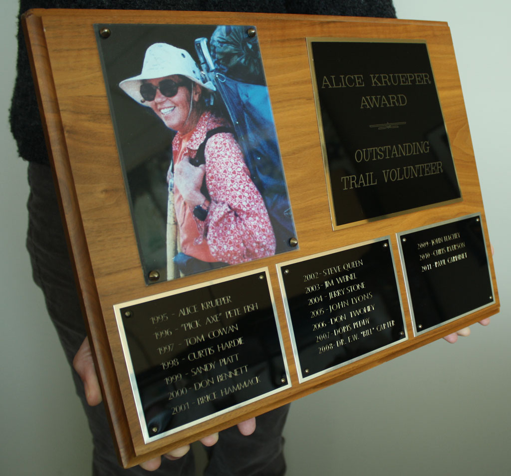 Alice Krueper Award. Photo by Jack Haskel