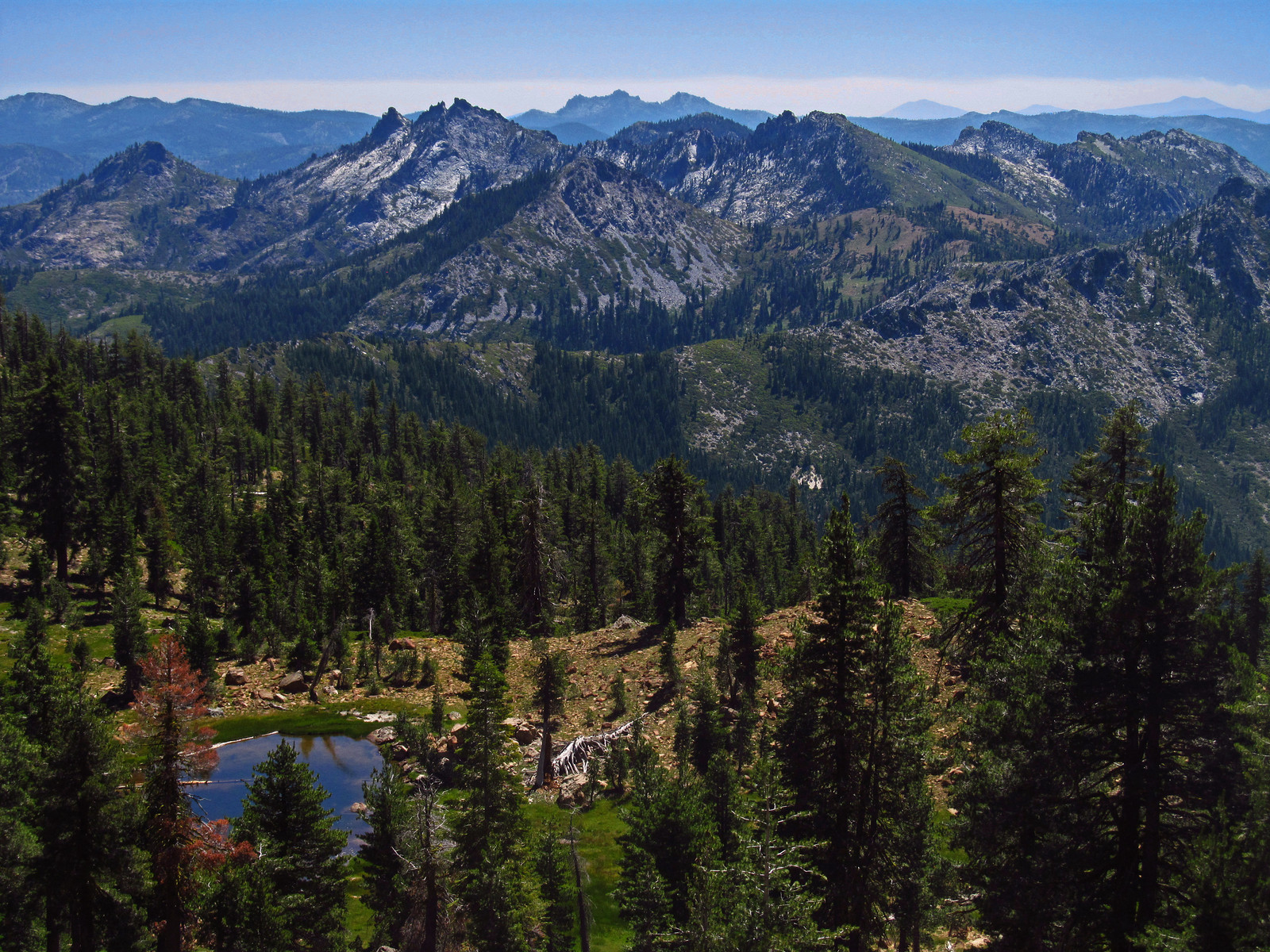 Grand views from the Pacific Crest Trail in far Northern California.