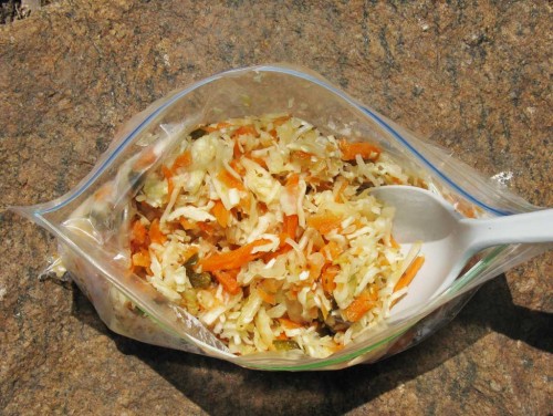The Carter Notch Coleslaw adds variety to your food bag.