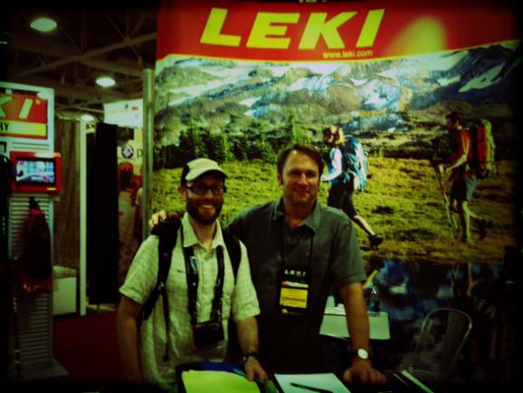 Seth Levy and Greg Wozer. Leki, powering you up the trail while powering us behind the scenes.