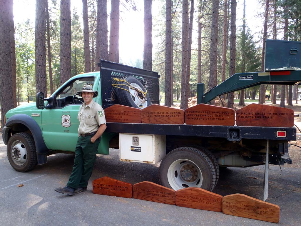 Mike McFadin. recreation technician for Shasta-Trinity NF