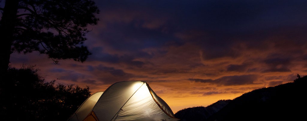 At sunset a thunder storm rumbled to our west as we hastily set up camp for the night. Photo by: Colin Arisman