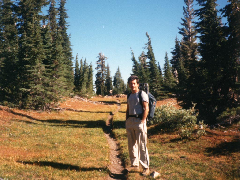 Charles Hoeppner near Carson Pass in 1989.