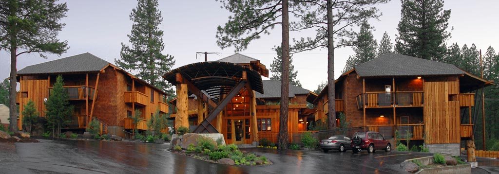 The events are at the beautiful Cedar House Sports Hotel in Truckee. [photo: Cedar House Sports Hotel]