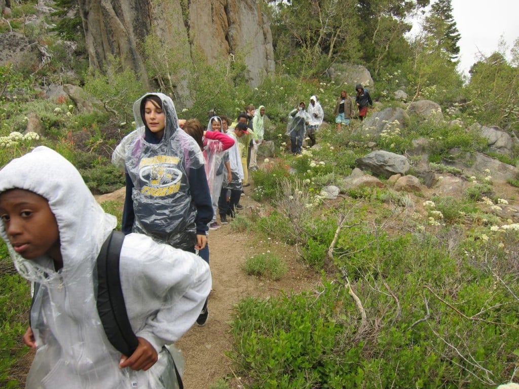 Hiking on the PCT. 