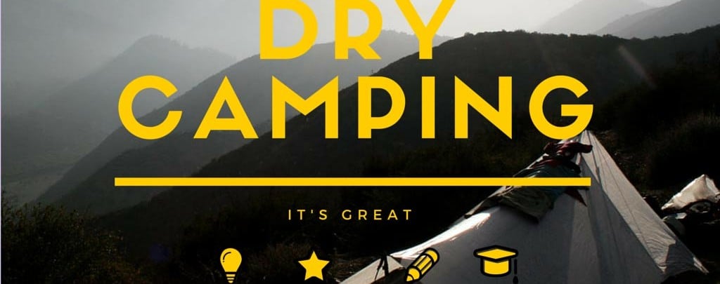 Carry a little bit of water away from the water source. Dry camping is a fantastic Leave No Trace tactic and it frees you up to find some stunning camp spots.