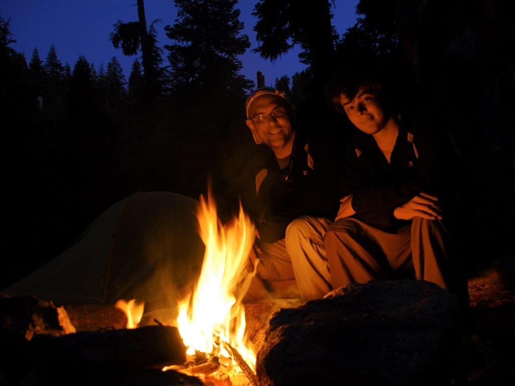 Pacific Crest Trail campfire