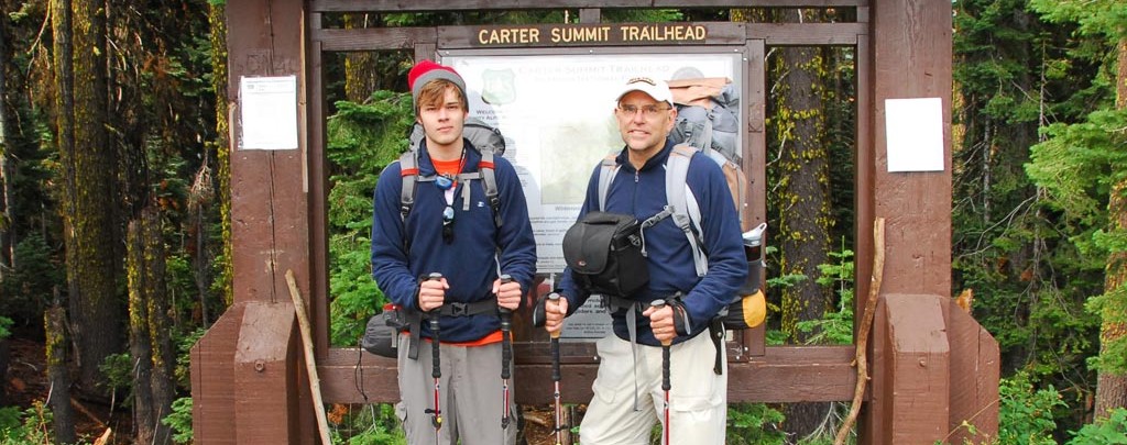 Carter Summit Trailhead on the PCT