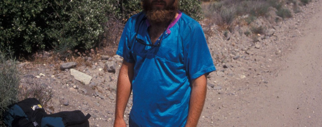 Charles Williams on his Pacific Crest Trail thru-hike.