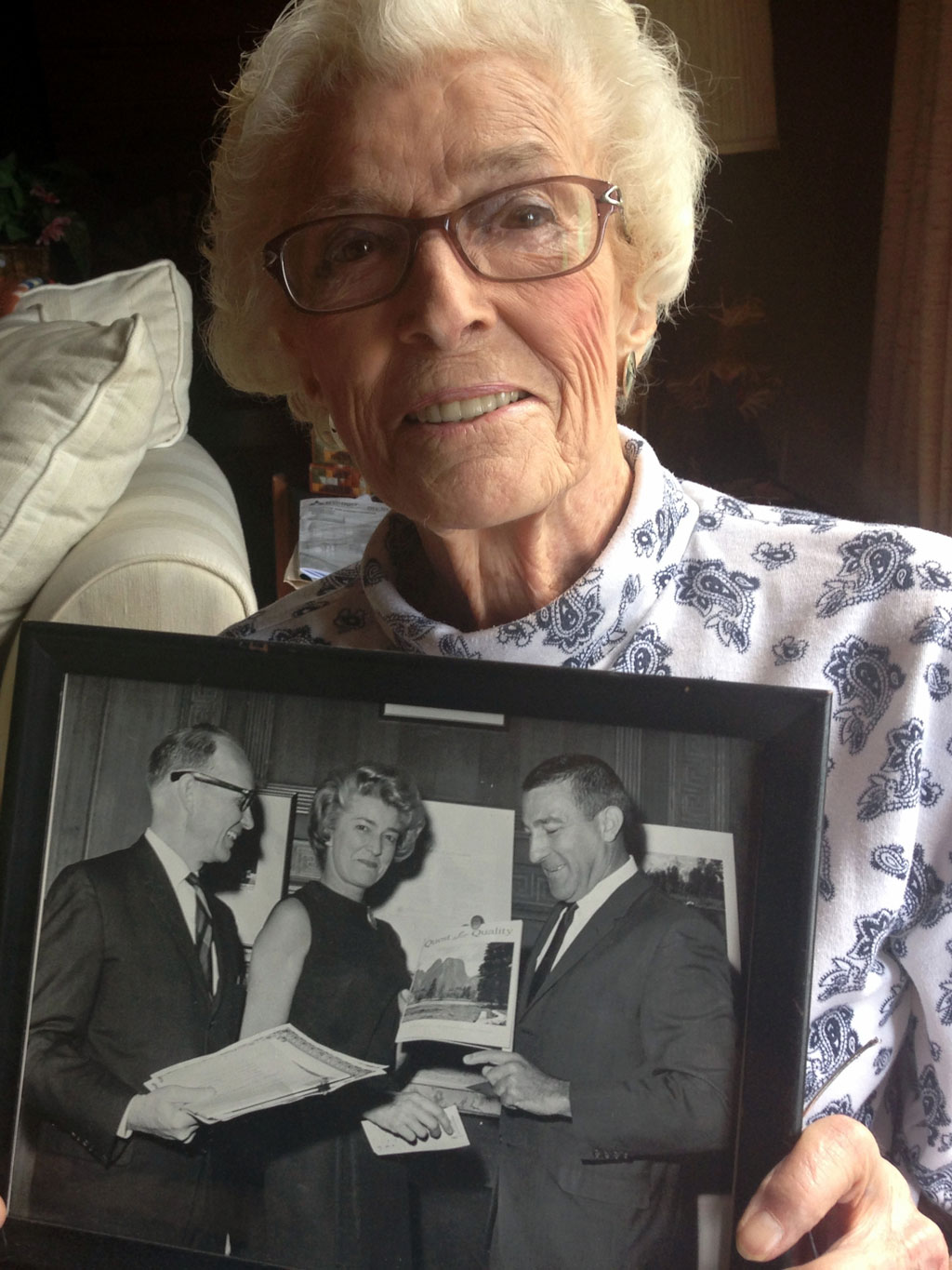 Jean Mathews and Stewart Udall