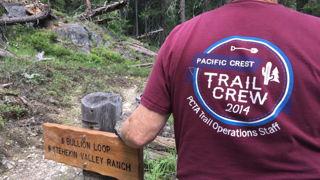 Volunteering in North Cascades National Park, we made a new sign for the Stehekin Ranch.