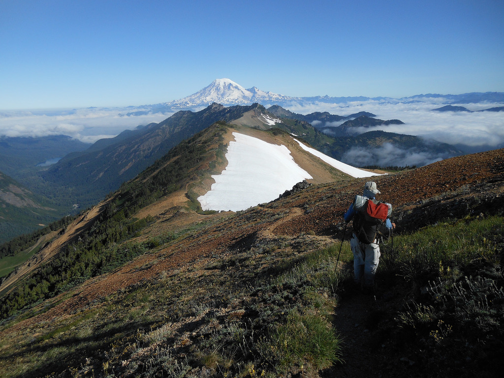 Knife Edge in Goat Rocks Wilderness.