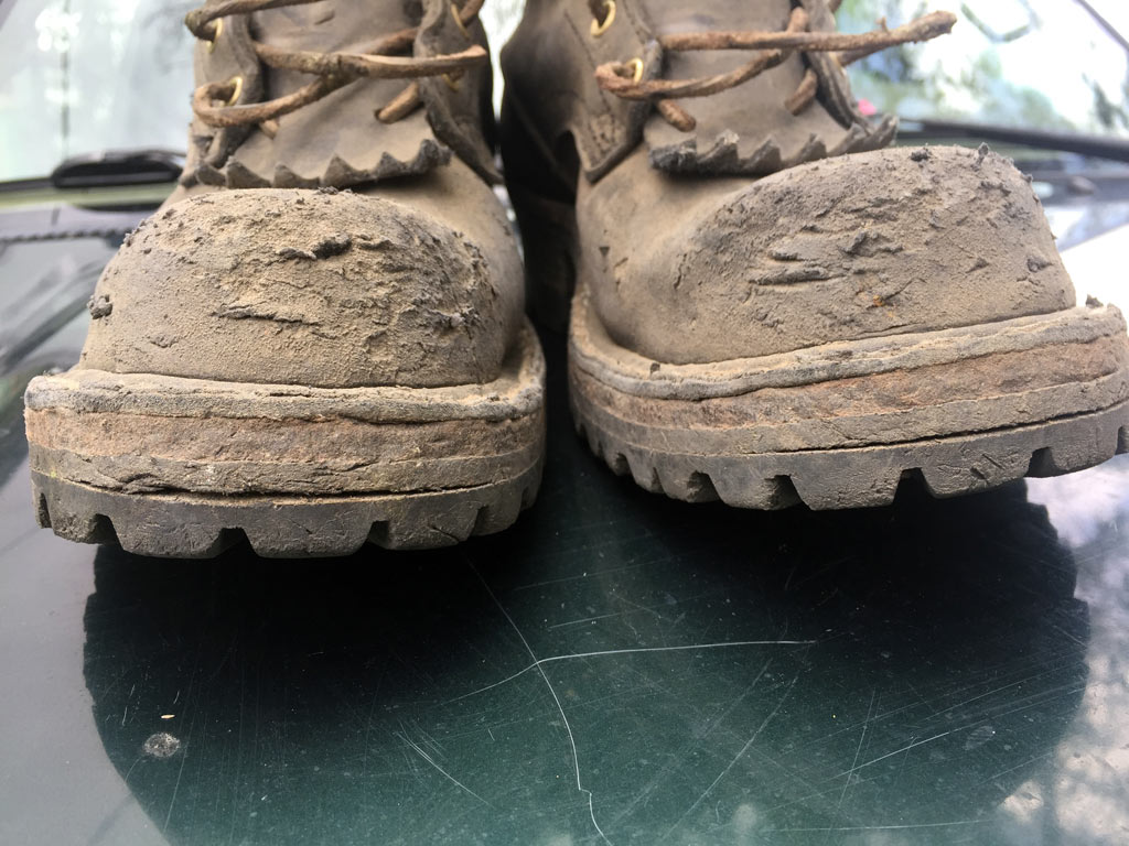 Despite the soles being literally screwed onto the bottom of the boot, they continue to separate.