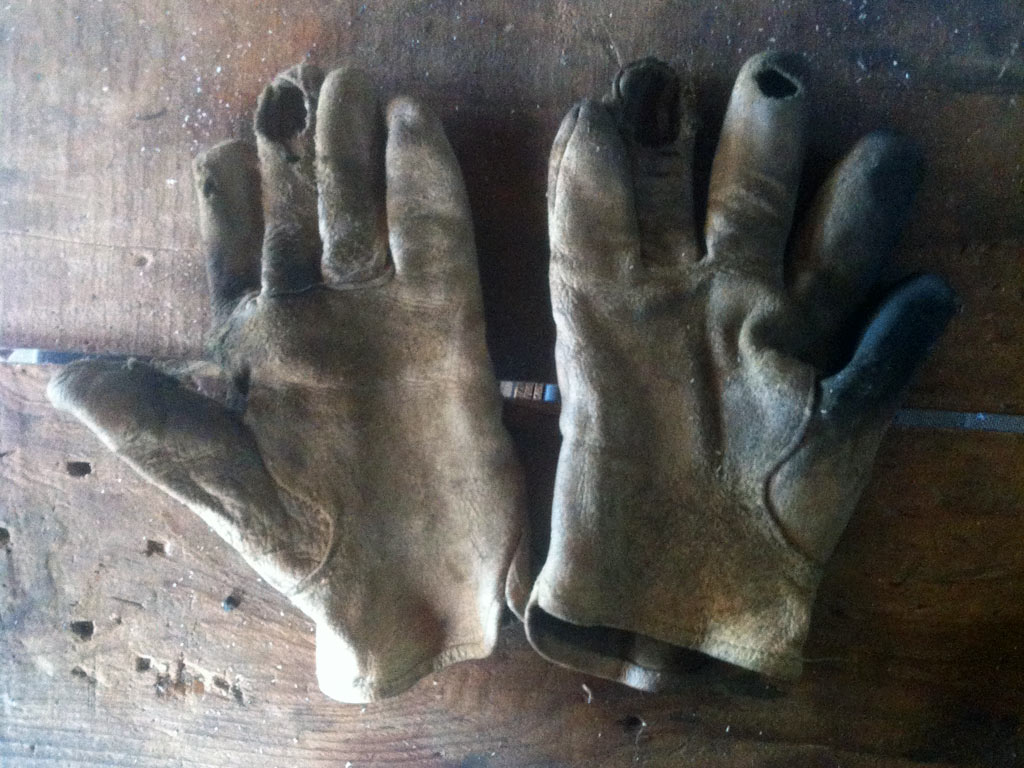 Lesson learned. Always wear your gloves.