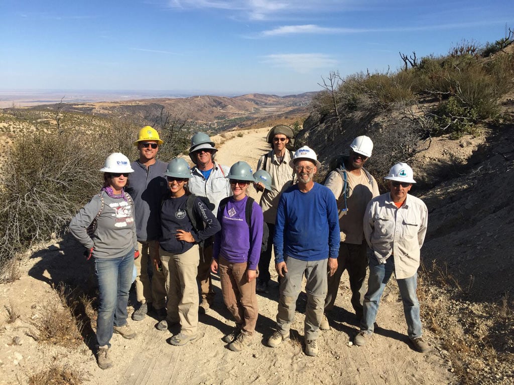 Trail Gorillas finish up work in November 2016. Photo by Allaire Koslo