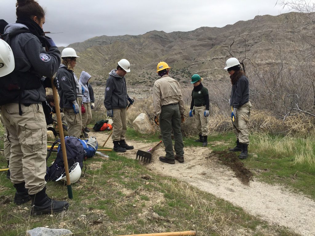 Dave Fleischman demonstrating proper drainage design.