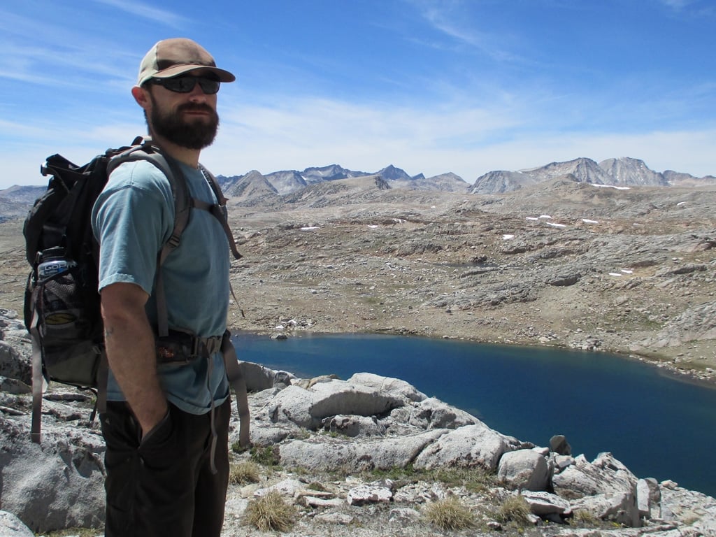 Connor Swift in the Sierra Nevada.