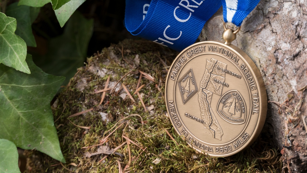 The PCT Completion Medal
