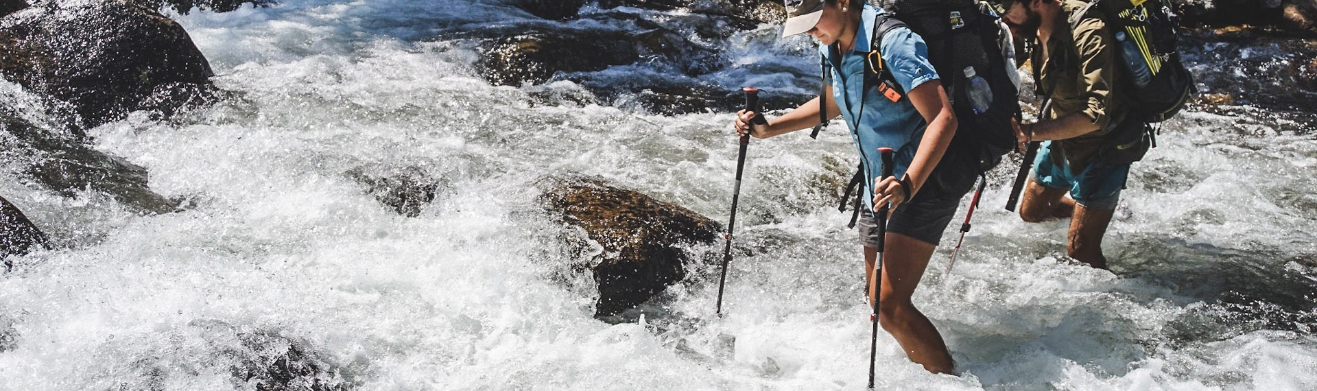 Stream crossing safety advice for hiking on the Pacific Crest Trail