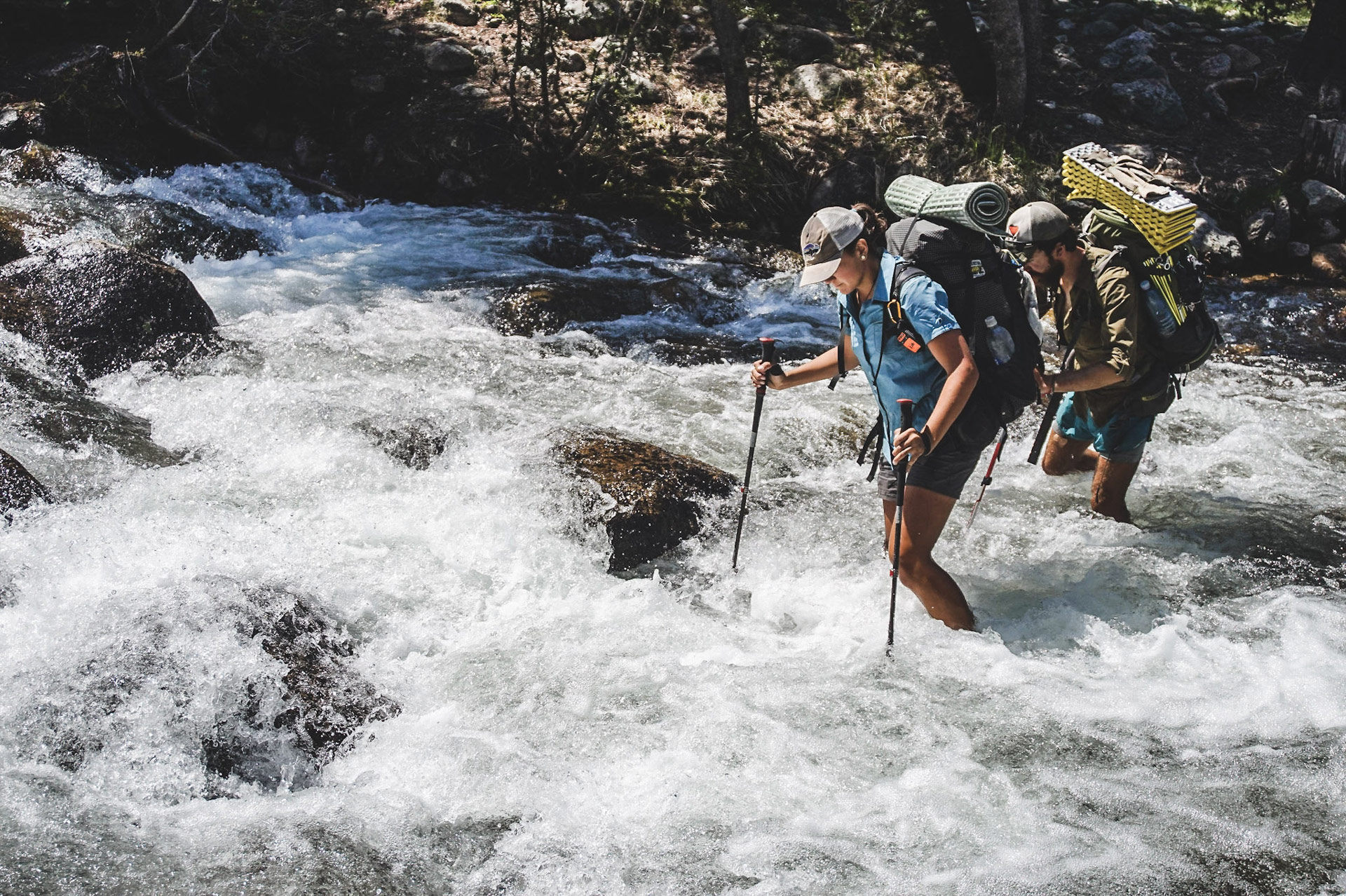 Stream crossing safety advice for hiking on the Pacific Crest Trail