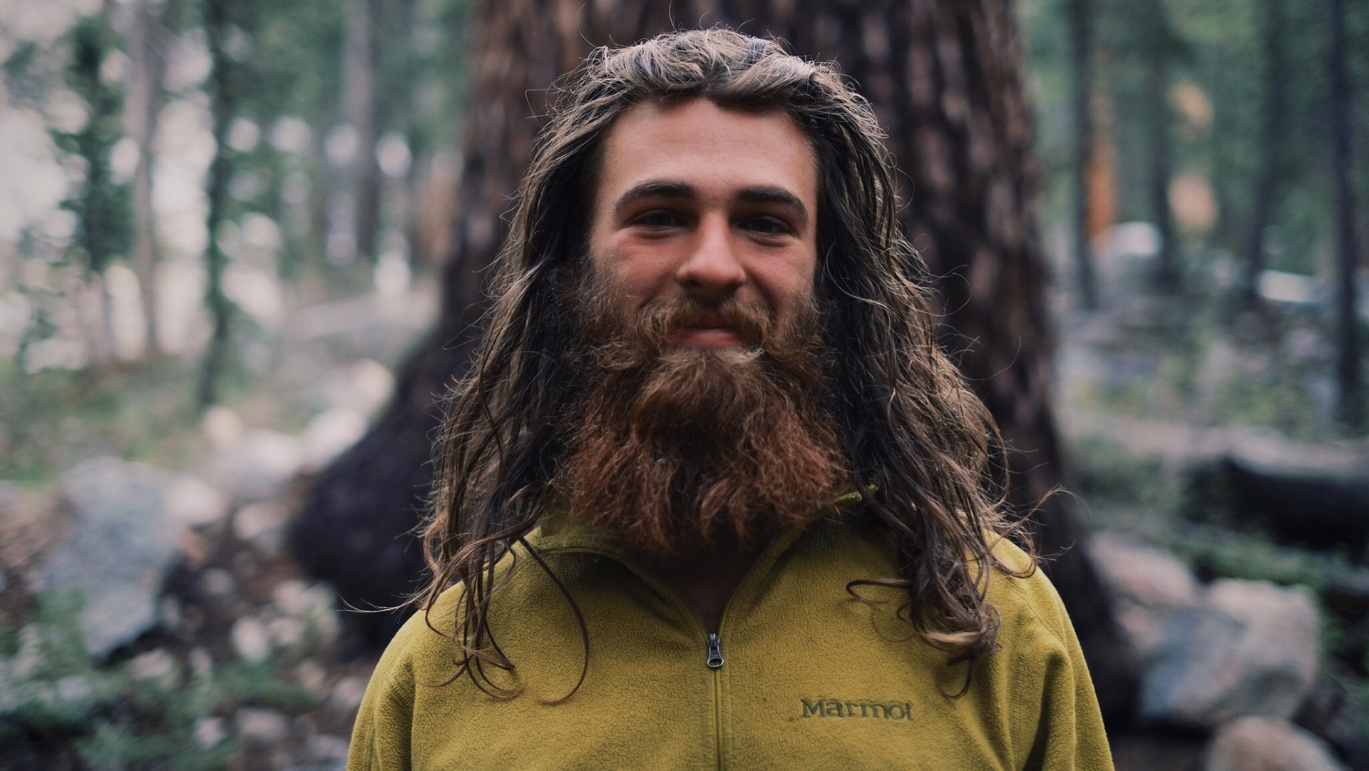 Chris Pickering donated this photo of his friend Cap'n Crunch. And he wrote this great caption, "This is Cap'n Crunch. He epitomizes the thru hiker in my opinion. Even swamped in mosquitos, he was still grinning ear to ear. We thru hiked the A.T. in 2012 not getting a chance to meet, only hearing of one another. And here, on the other side of the country in the middle of the forest surrounded by trees as thick as cars we were reunited much like a family would be. The thru hiking community is a tight knit group of people who are passionate about living and the relationships they make along the way. Our goal is not to run away, rather we are sprinting towards a lifestyle of exploration and the unknown. Why live in one place? There is far too much to see, learn, and experience to sit in one place for too long. Therefore, we hike."