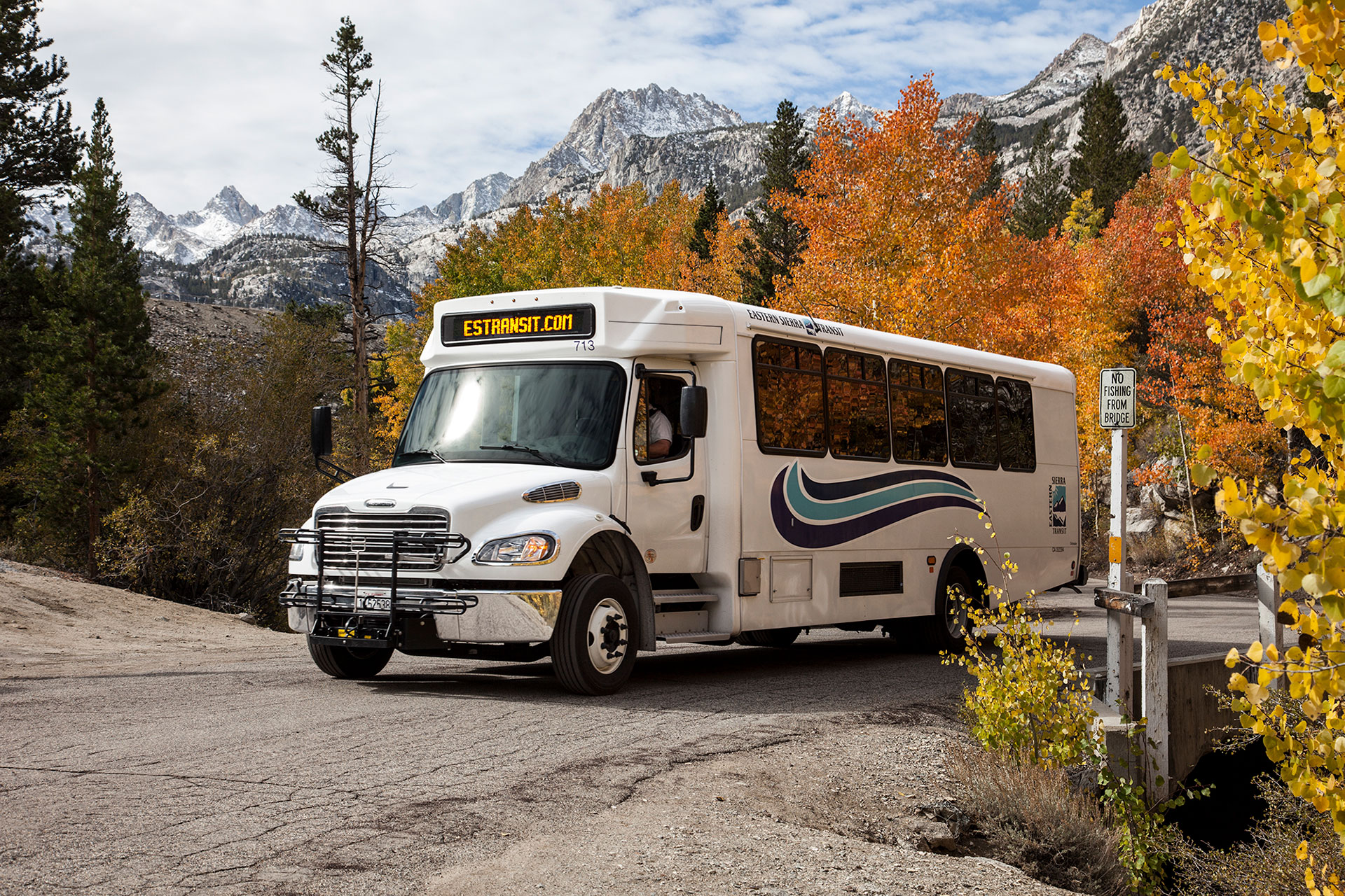 Eastern Sierra Transit is one of the outstanding rural transit companies that services the Pacific Crest Trail. We appreciate them so much. Photo courtesy of Eastern Sierra Transit.