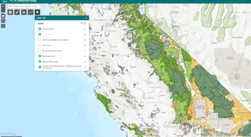 free interactive map of the pacific crest trail
