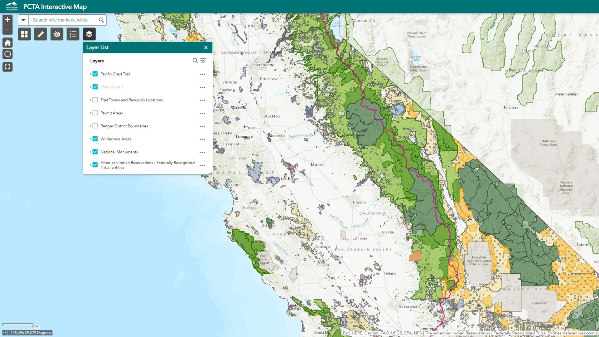 PCTA launches new interactive map for the Pacific Crest Trail - Pacific  Crest Trail Association